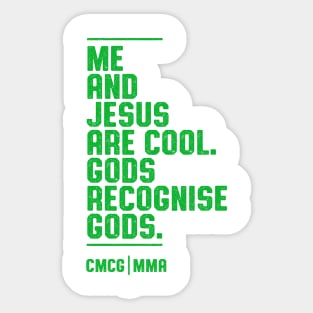 Conor McGregor (Jesus quote) Sticker